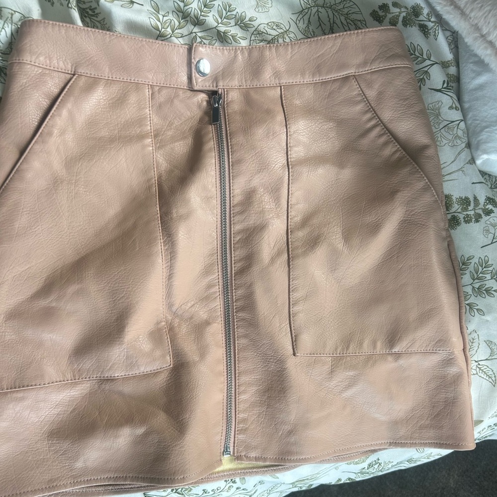 Bar III Tan Mini Pencil Skirt Casual